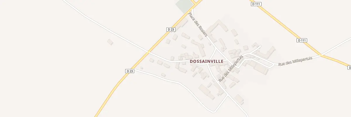 Plan du 3 Rue des Dalhias à Césarville-Dossainville