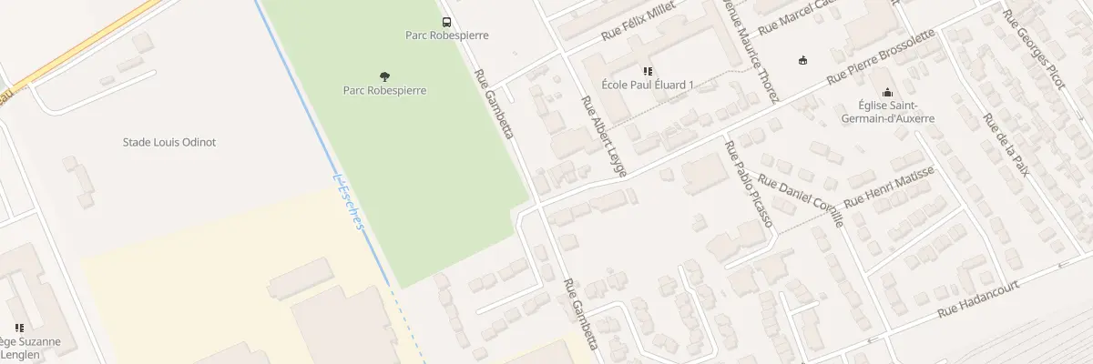 Plan du 70 Rue Pierre Brossolette à Persan