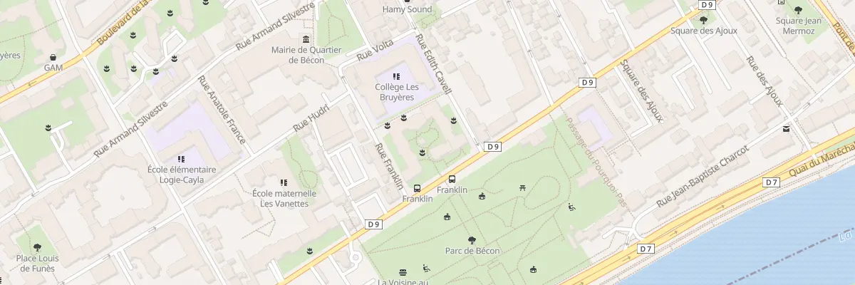 Plan du 203 Bd Saint-Denis à Courbevoie