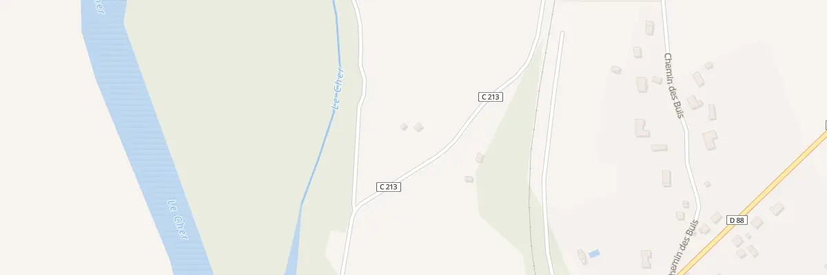 Plan du 149E Le Mouteron à Lunery