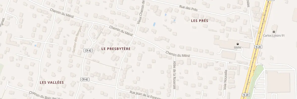 Plan du 56 Che du Menil à La Ville-du-Bois