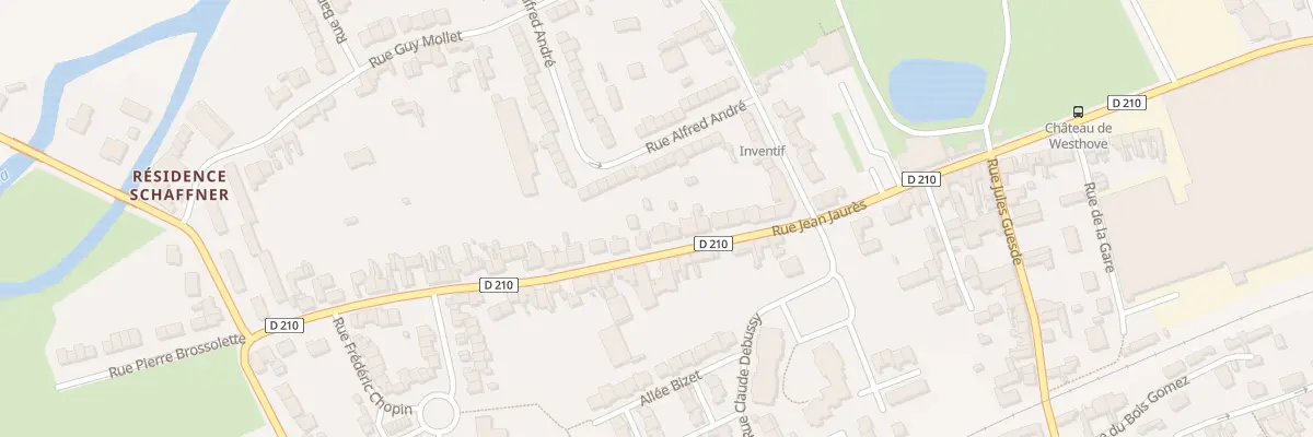 Plan du 186 Rue Jean Jaurès à Blendecques