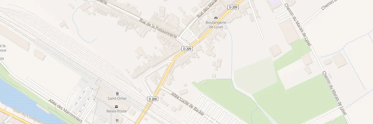 Plan du 95 Rue St Martin à Saint-Omer