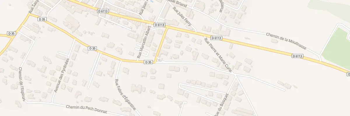 Plan du 5423 Rue Molière à Pezens