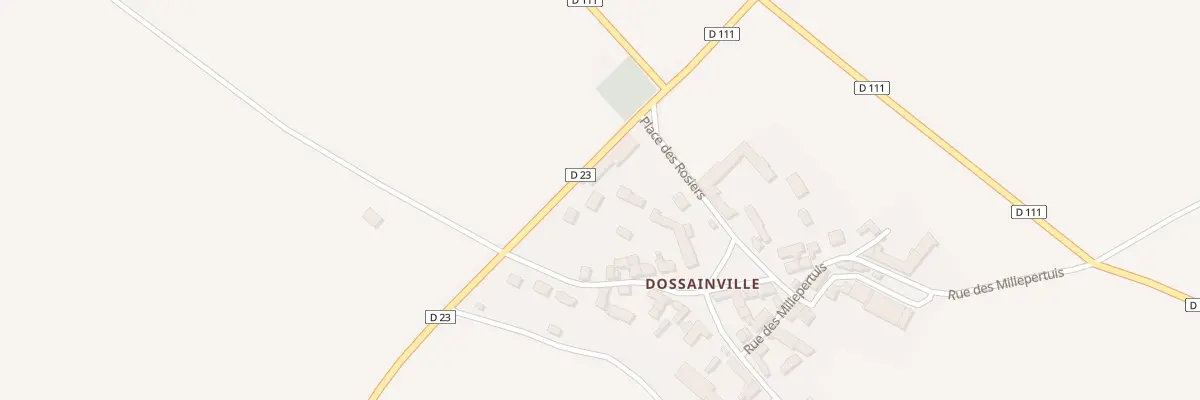 Plan du 1T Rue des Dalhias à Césarville-Dossainville