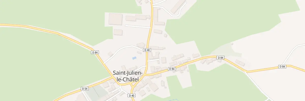 Plan du 8 Rue des Choucas des Tours à Saint-Julien-le-Châtel