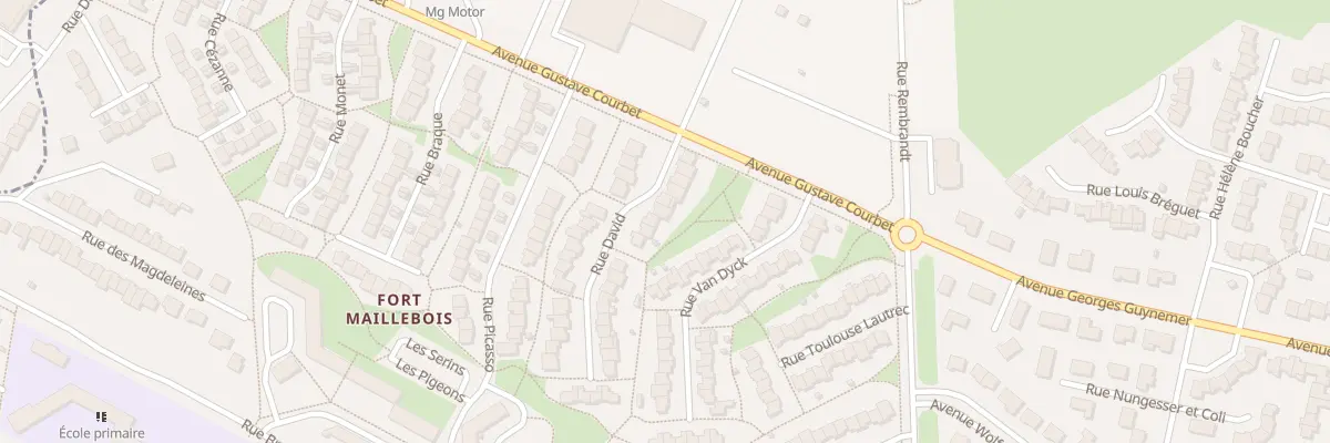 Plan du 33 Rue David à Longuenesse