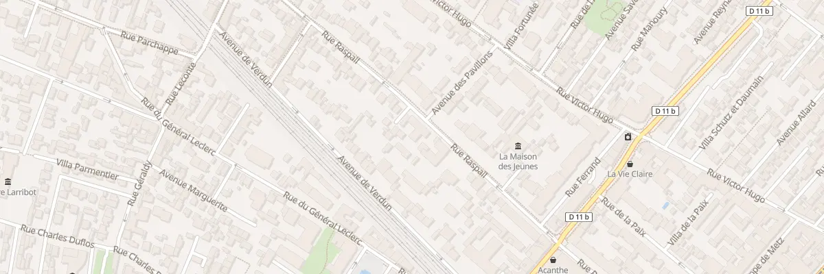 Plan du 59 Rue Raspail à Bois-Colombes