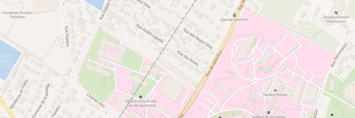 Plan du 28 Rue des Roses à Eaubonne