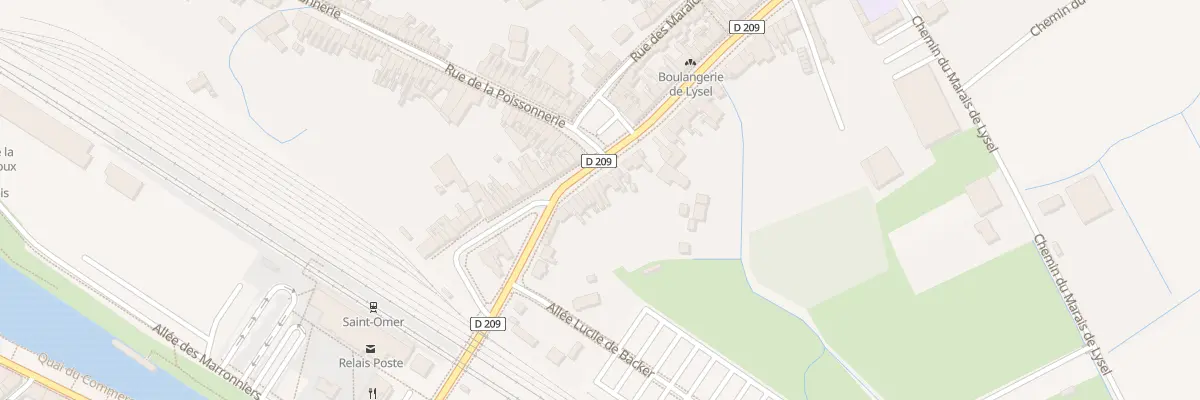 Plan du 96 Rue St Martin à Saint-Omer