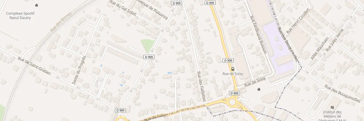 Plan du 22 Rue des Faillettes à Ermont