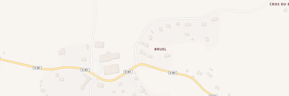 Plan du 20 Bruel à Lacapelle-Viescamp