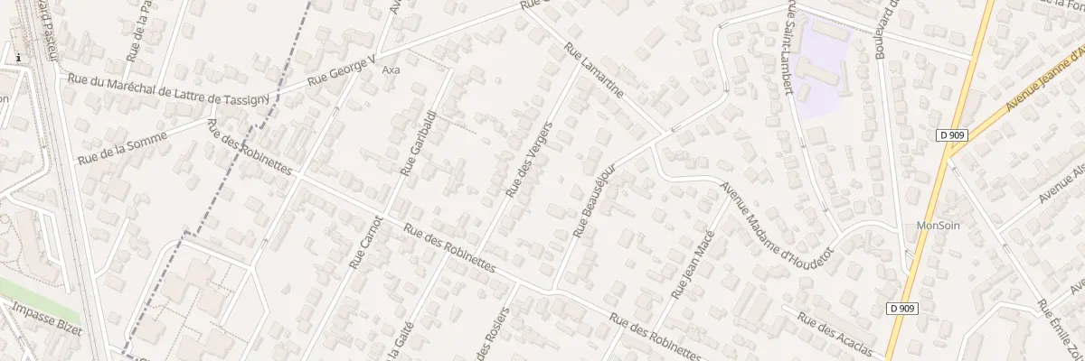 Plan du 14 Rue des Vergers à Eaubonne