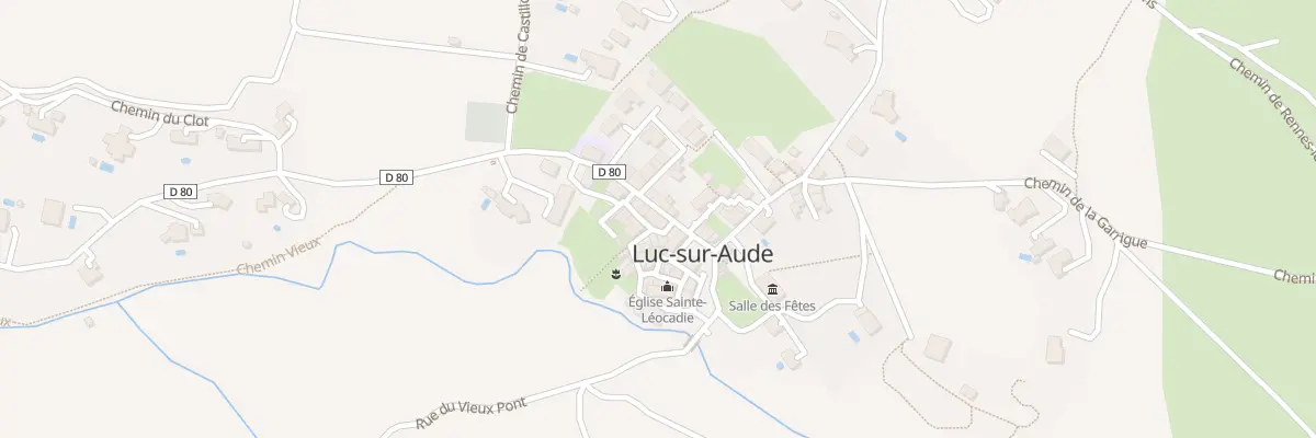 Plan du 29 Le Village à Luc-sur-Aude