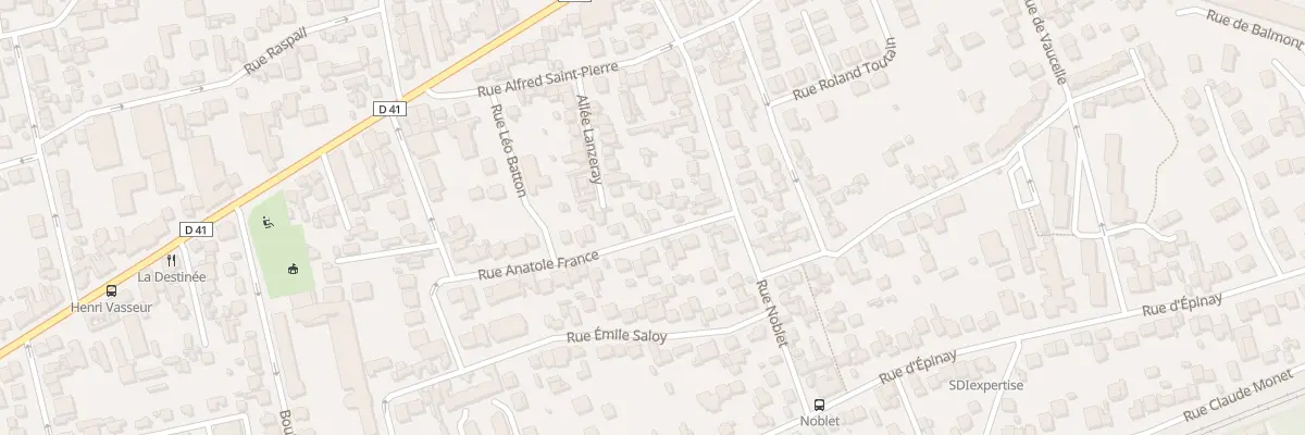 Plan du 25 Rue Anatole France à Argenteuil