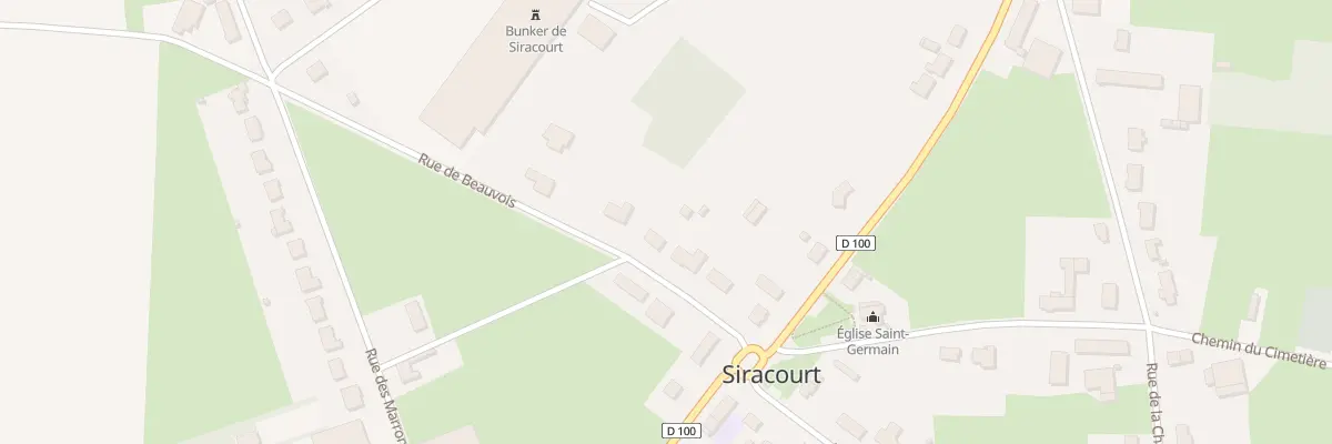 Plan du 6 Rue de Beauvois à Siracourt