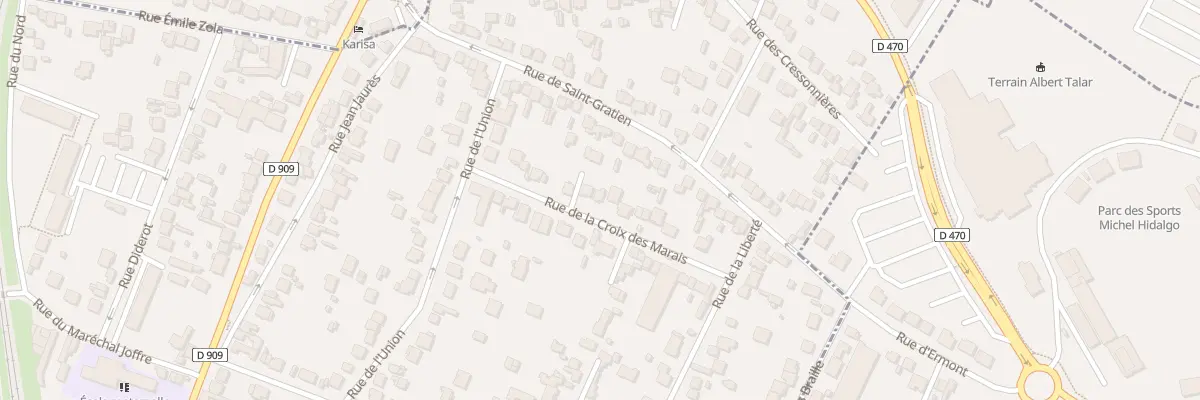 Plan du 19 Rue La Croix des Marais à Sannois