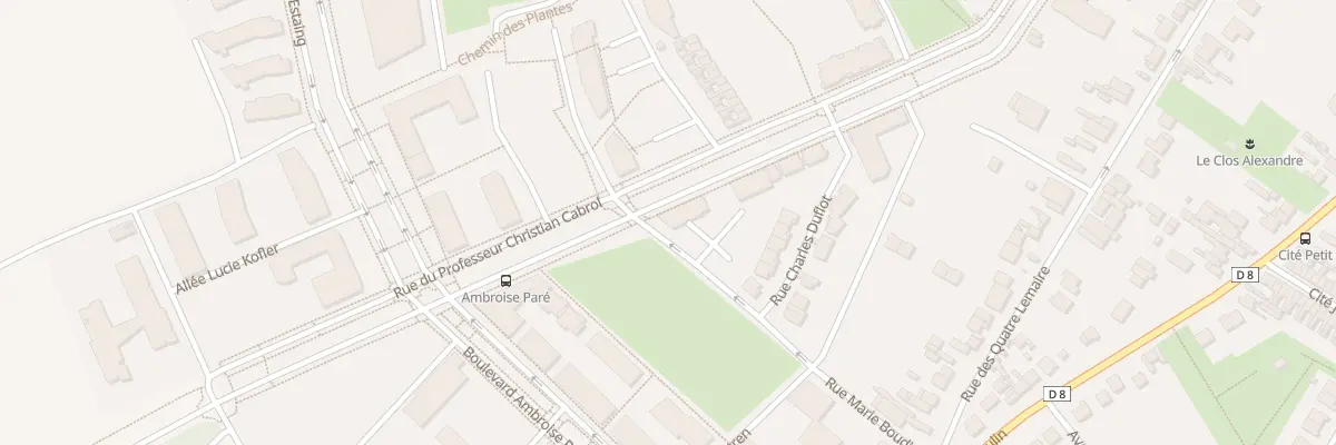 Plan du 53 Rue du Prof Christian Cabrol à Amiens