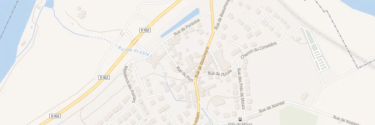 Plan du 2B Rue du Port à Mours
