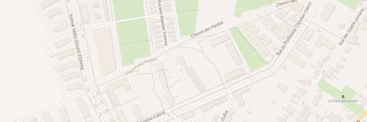 Plan du 26 Rue Jean-Baptiste Trannoy à Amiens
