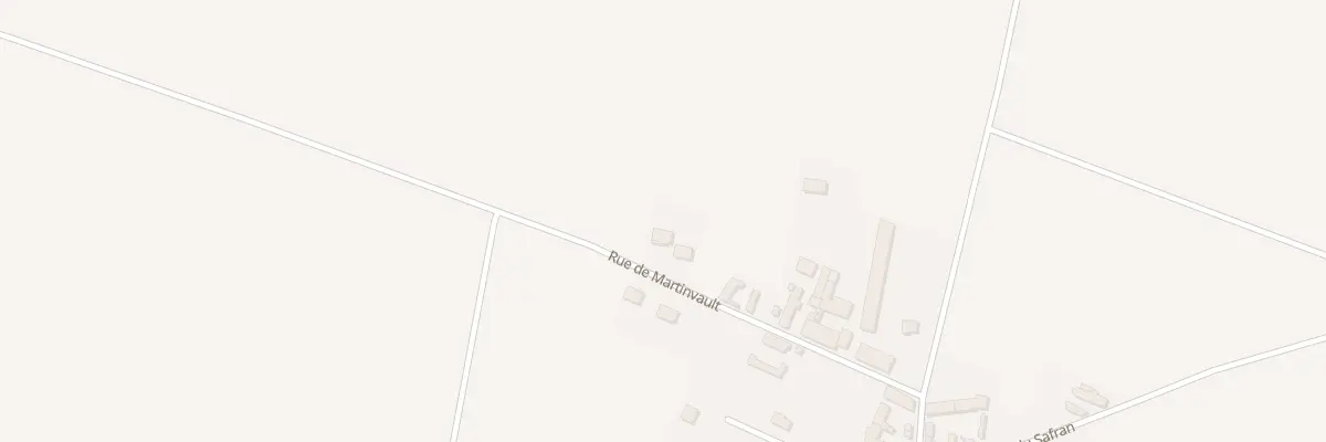 Plan du 1 Rue de Martinvault à Dadonville