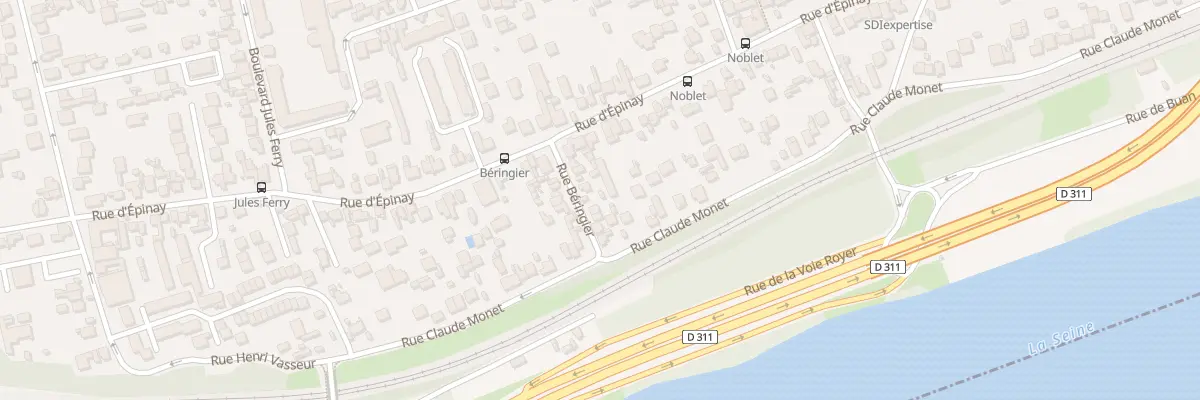 Plan du 8 Rue Beringier à Argenteuil
