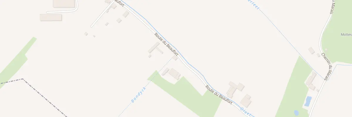 Plan du 1775 Rte du Beaufort à Merckeghem