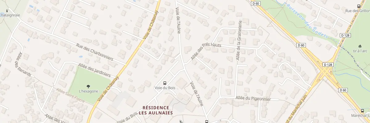 Plan du 11 All de la Grange à Verrières-le-Buisson