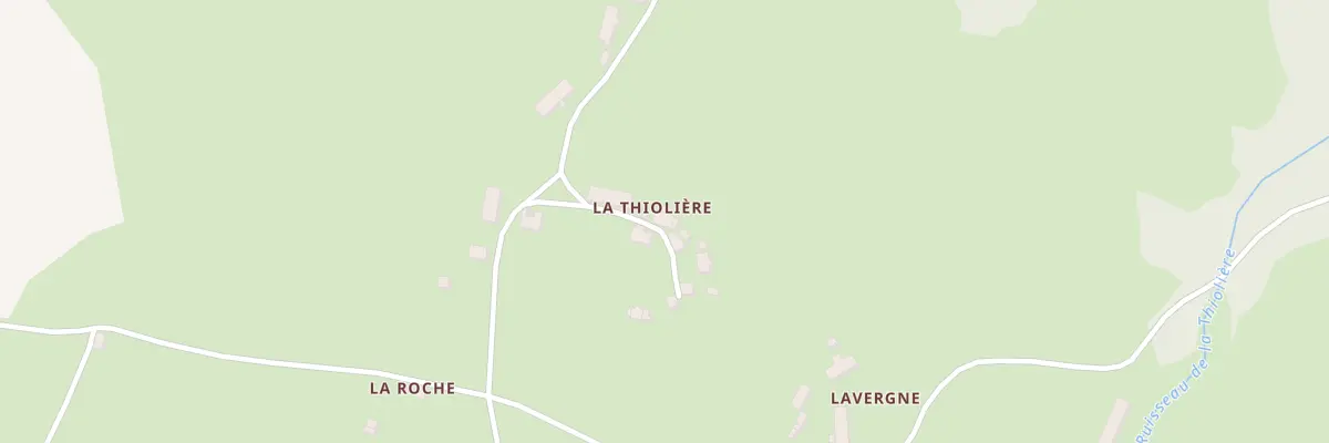 Plan du 5054 La Tioliere à Brageac