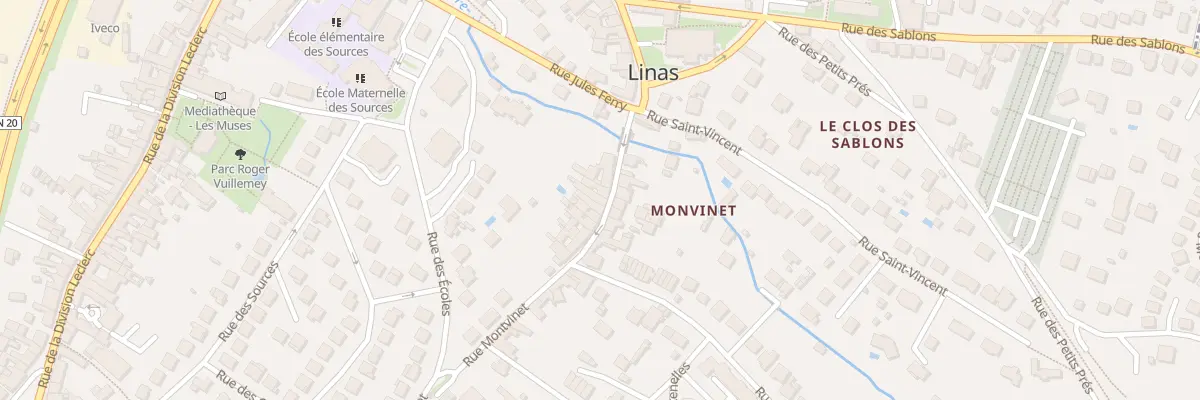 Plan du 6 Rue Montvinet à Linas