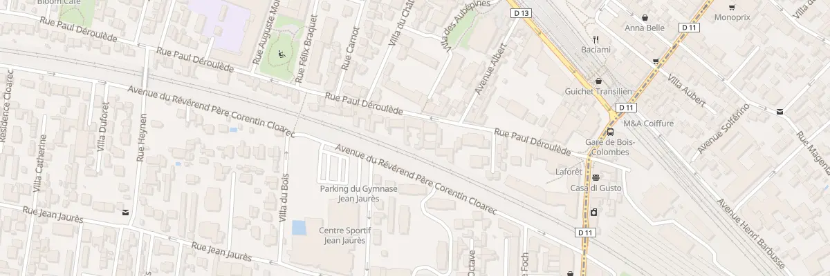 Plan du 31 Rue Paul Déroulède à Bois-Colombes