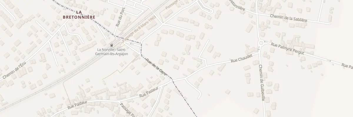 Plan du 40T Rue Chaudet à Saint-Germain-lès-Arpajon