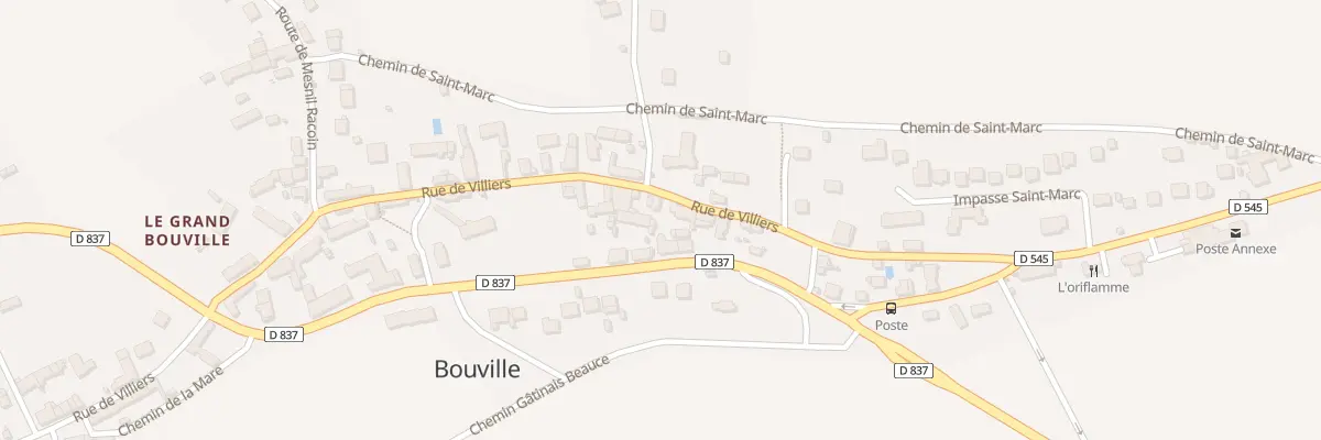 Plan du 17 Rue de Villiers à Bouville