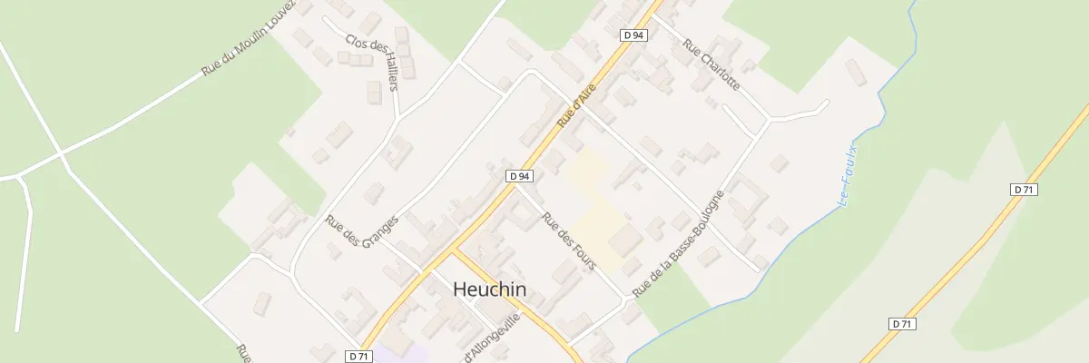 Plan du 8 Rue d’Aire à Heuchin