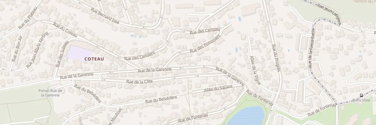 Plan du 36 Rue de la Garenne au Plessis-Robinson