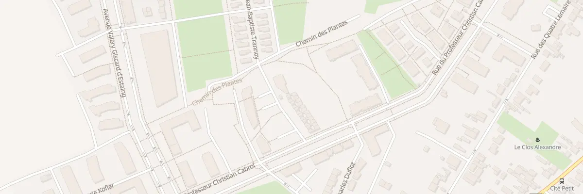 Plan du 24 Rue Jean-Baptiste Trannoy à Amiens