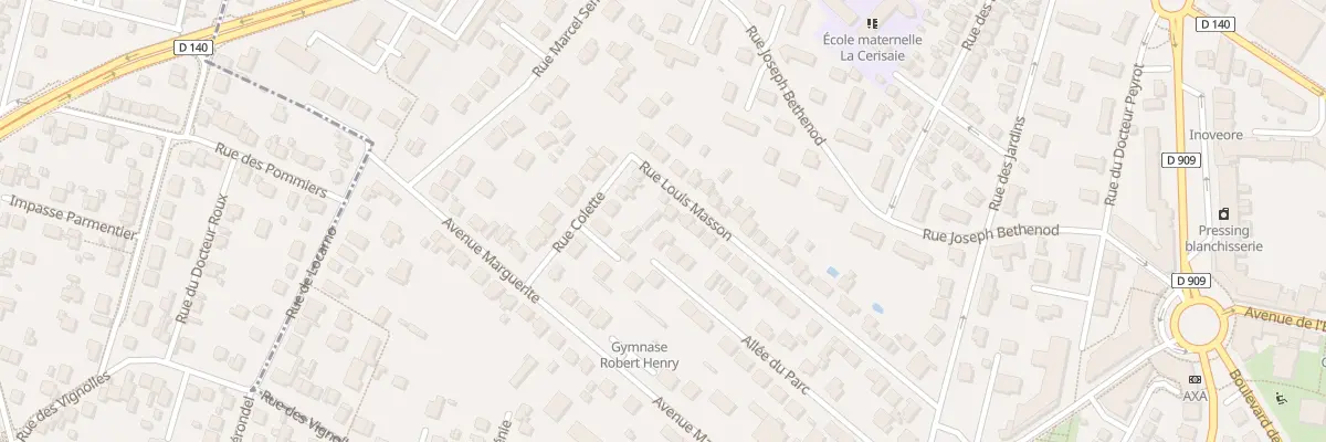 Plan du 33 Rue Louis Masson à Eaubonne