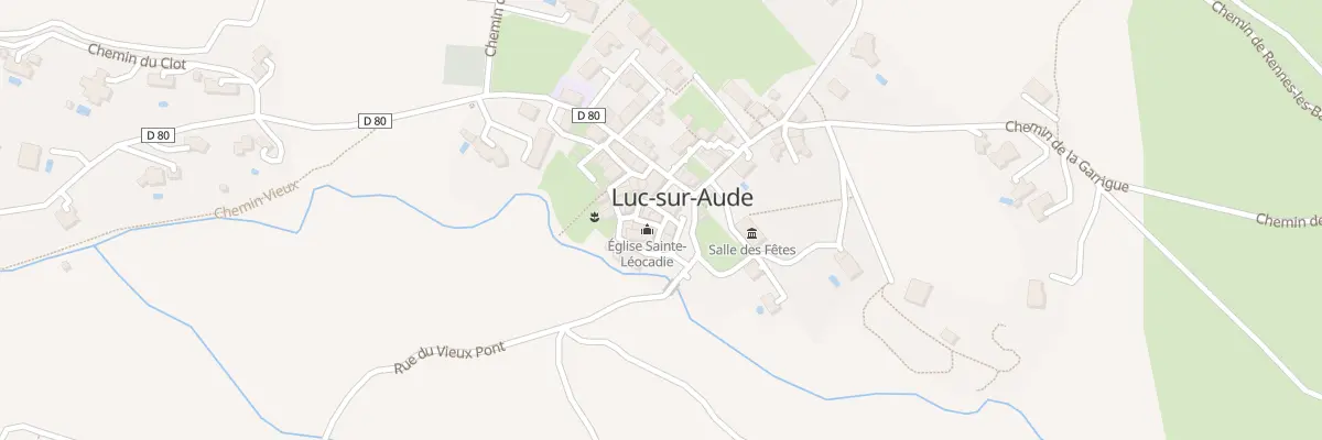 Plan du 1 Rle du Vieux Pont à Luc-sur-Aude