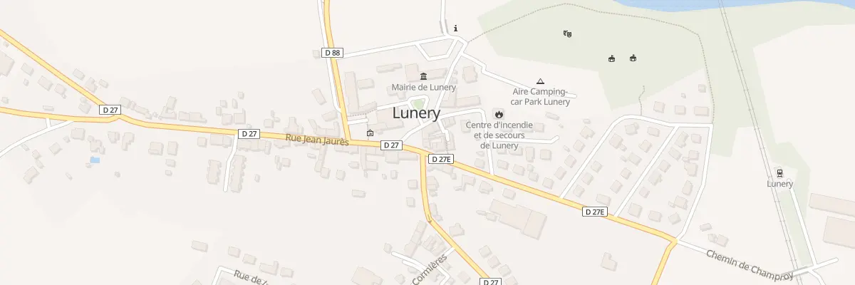 Plan du 9 Pl Jacques Georges à Lunery