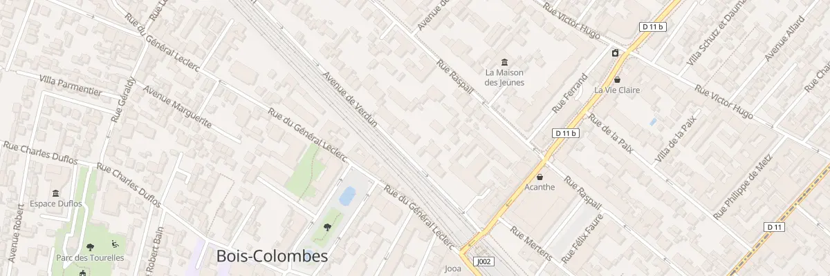 Plan du 26 Av de Verdun à Bois-Colombes