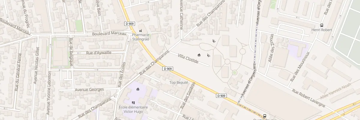 Plan du 4B Vla Clothilde à Colombes