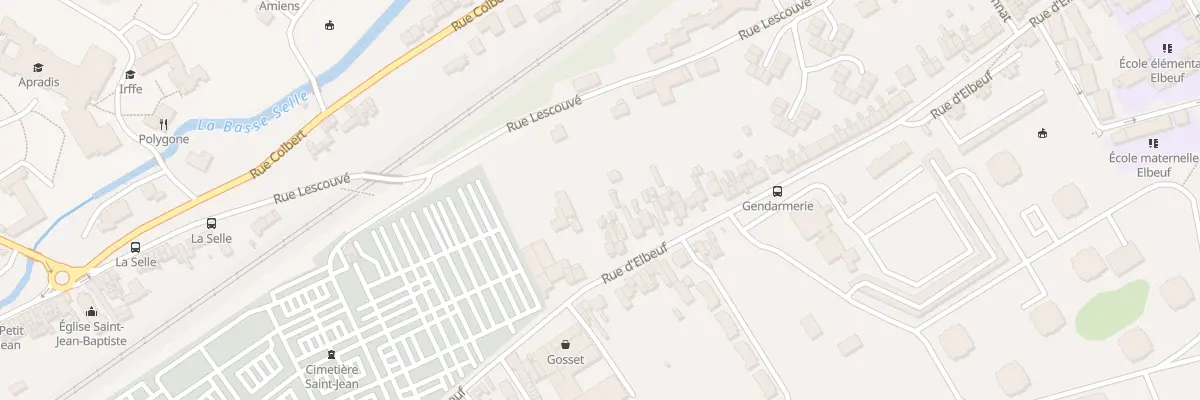 Plan du 214 Rue d’Elbeuf à Amiens