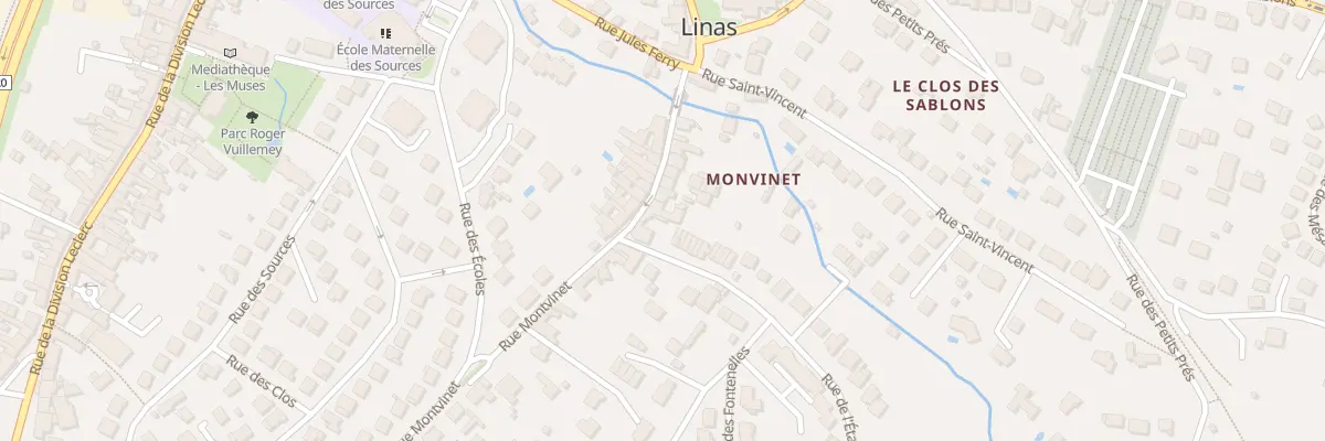 Plan du 17 Rue Montvinet à Linas