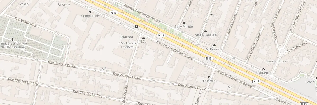 Plan du 111 Av Charles de Gaulle à Neuilly-sur-Seine