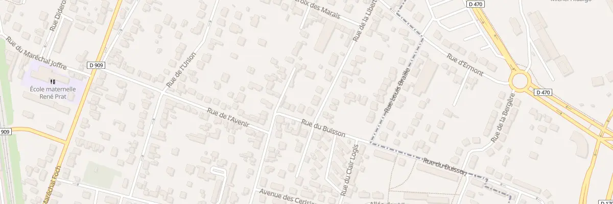 Plan du 7 Rue du Buisson à Sannois