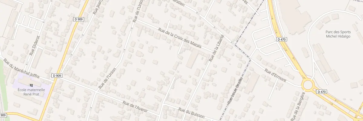 Plan du 22 Rue La Croix des Marais à Sannois