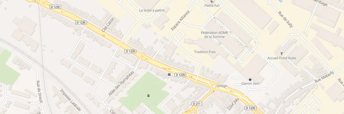Plan du 64 Rue d’Abbeville à Amiens