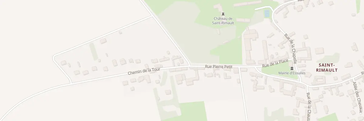 Plan du 15 Rue du Chauffour à Essuiles