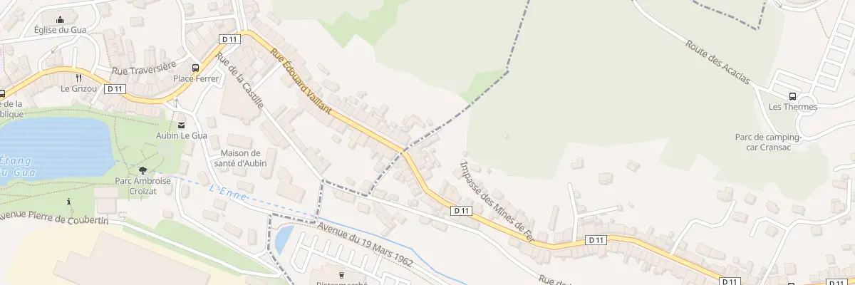 Plan du 104 Rue Traversiere à Cransac-les-Thermes