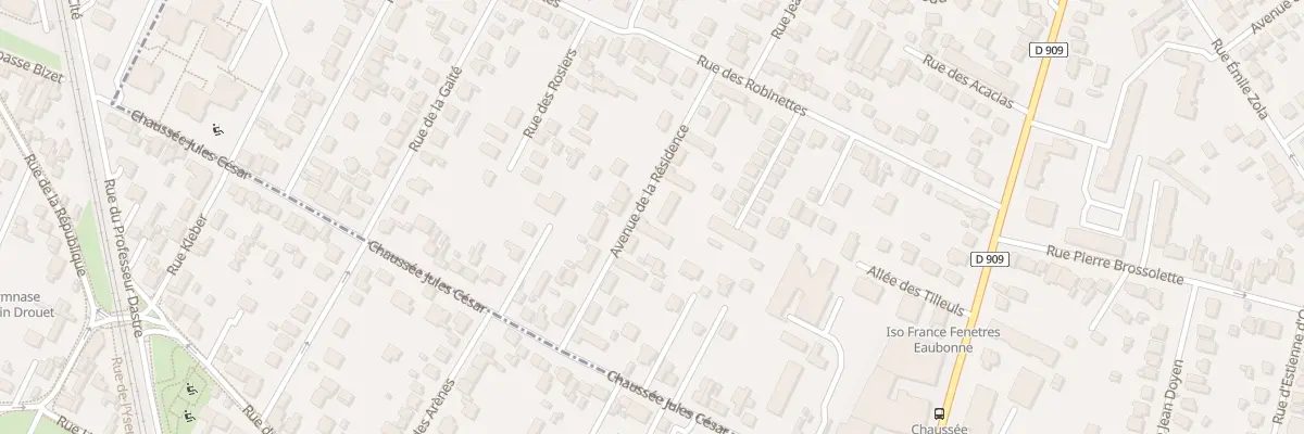 Plan du 19 Av de la Residence à Eaubonne